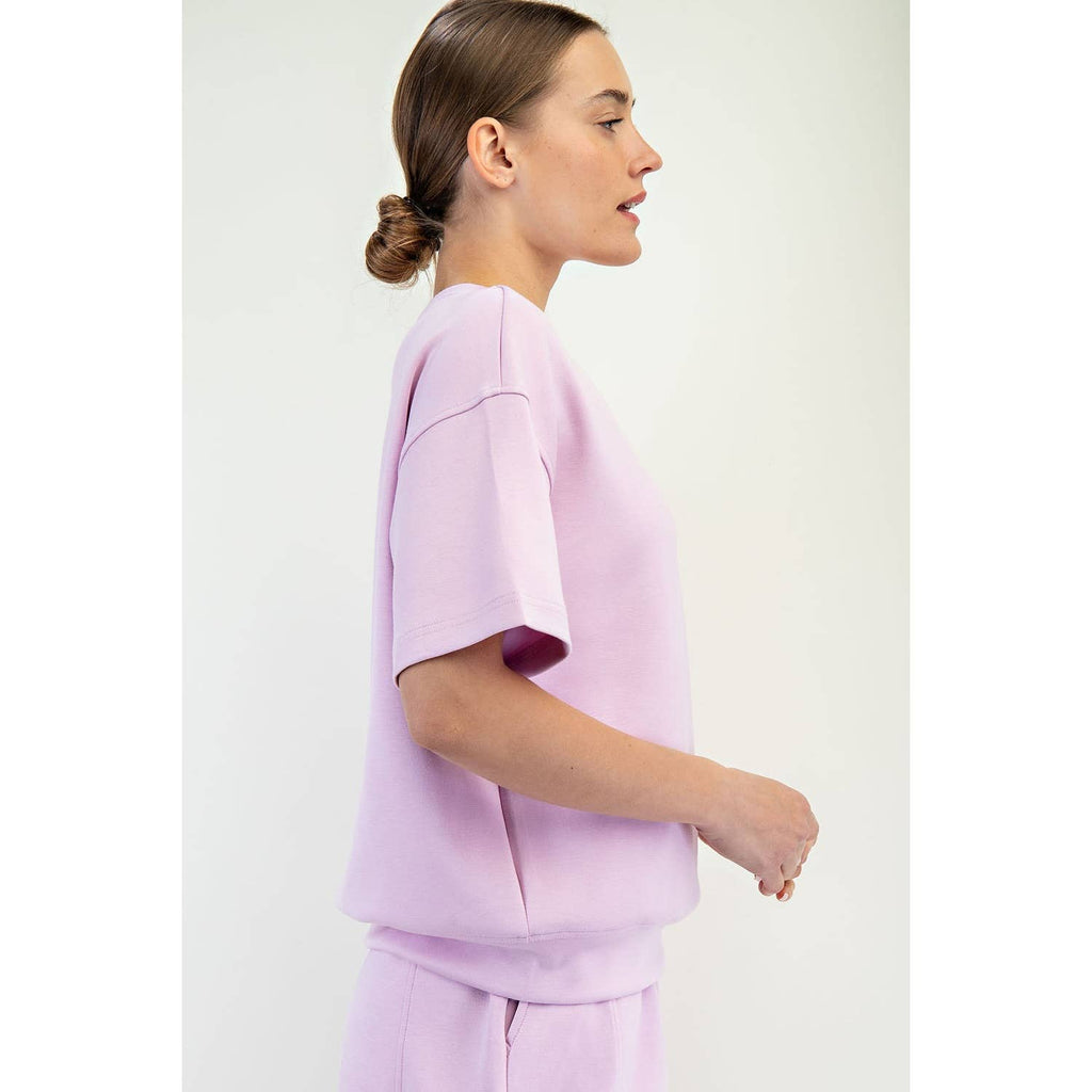 MODAL SCUBA BASIC SHORT SLEEVE TOP