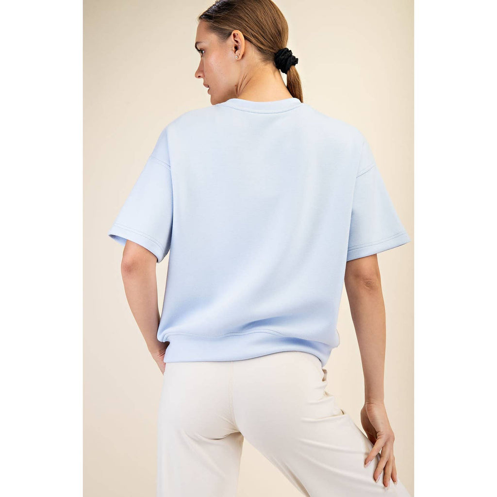 MODAL SCUBA BASIC SHORT SLEEVE TOP
