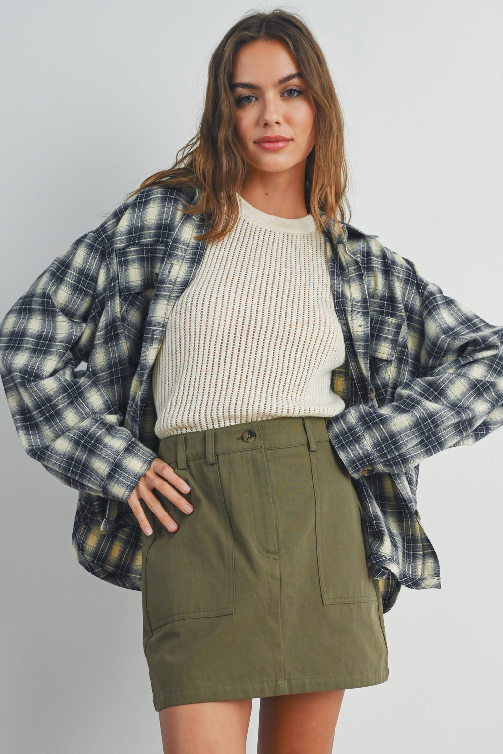 Plaid Long-Sleeve Flannel