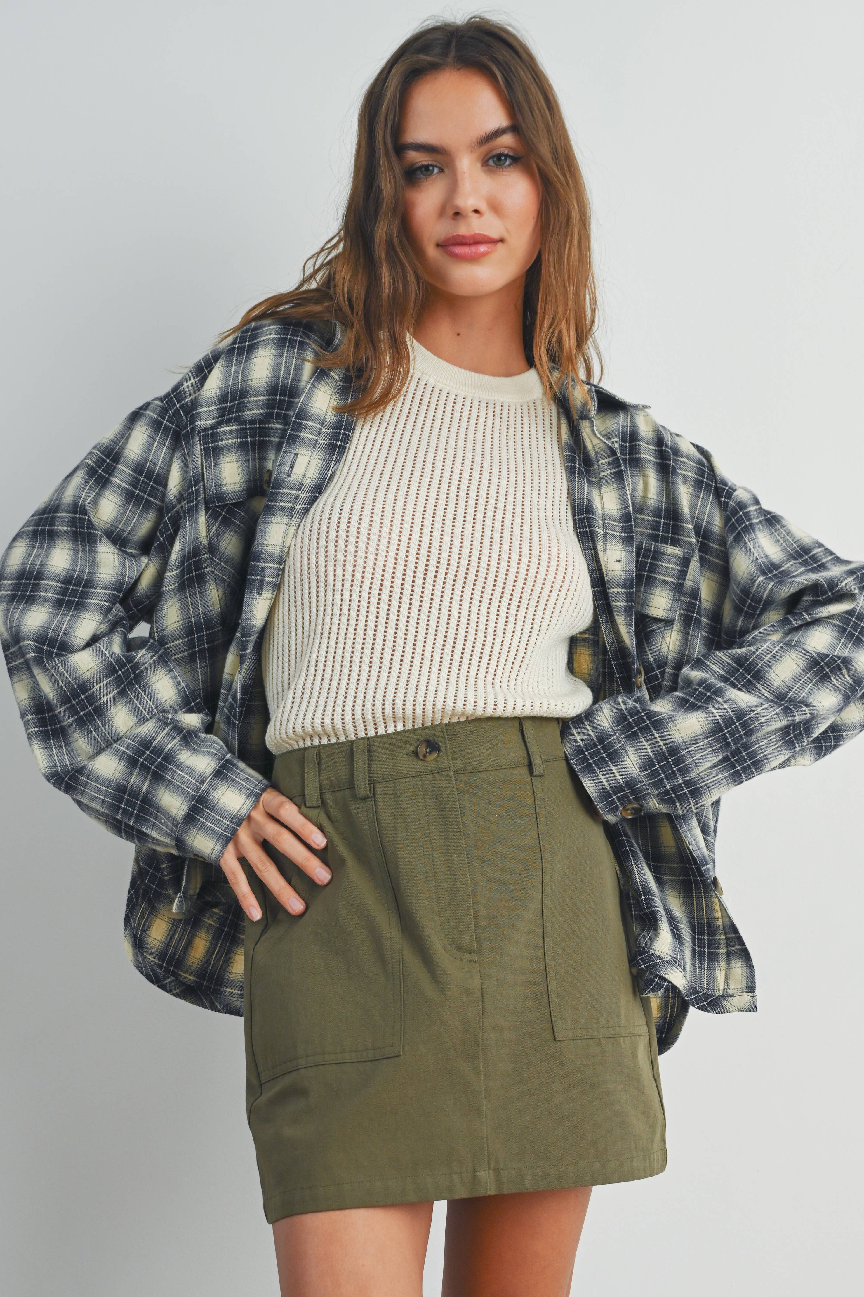 Plaid Long-Sleeve Flannel