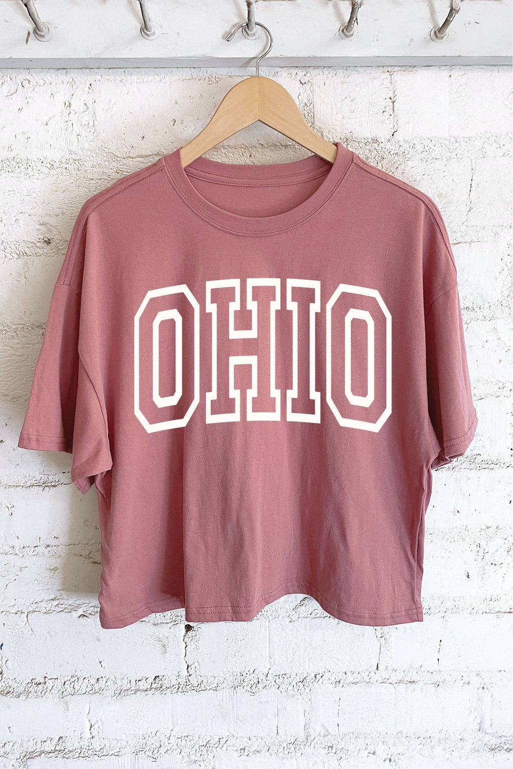 OHIO PUFF GRAPHIC LONG CROP TOP