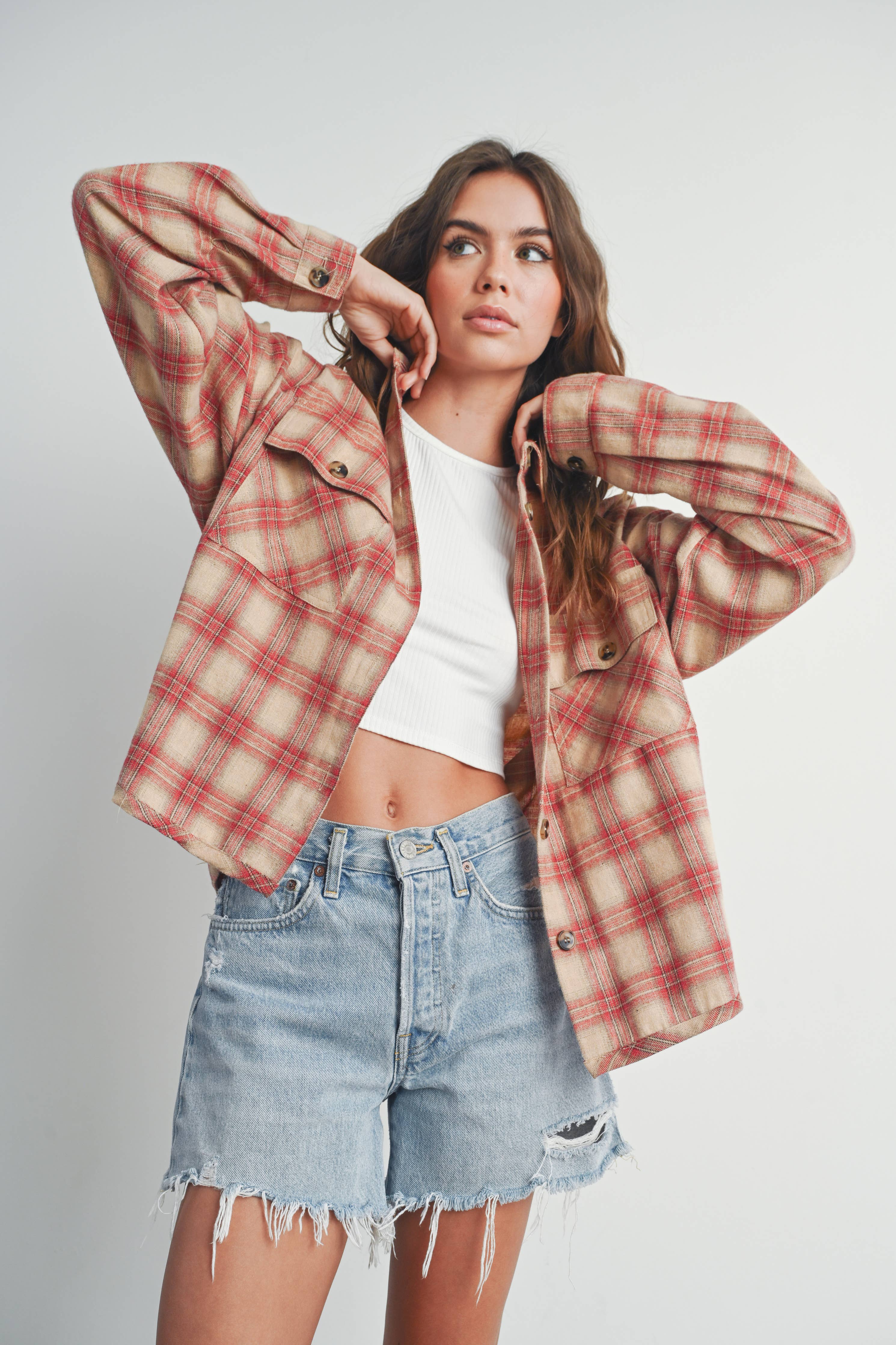 Plaid Long-Sleeve Flannel