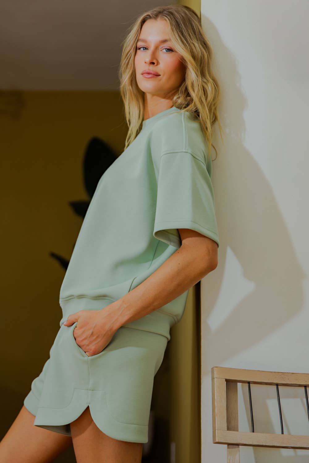 MODAL SCUBA BASIC SHORT SLEEVE TOP