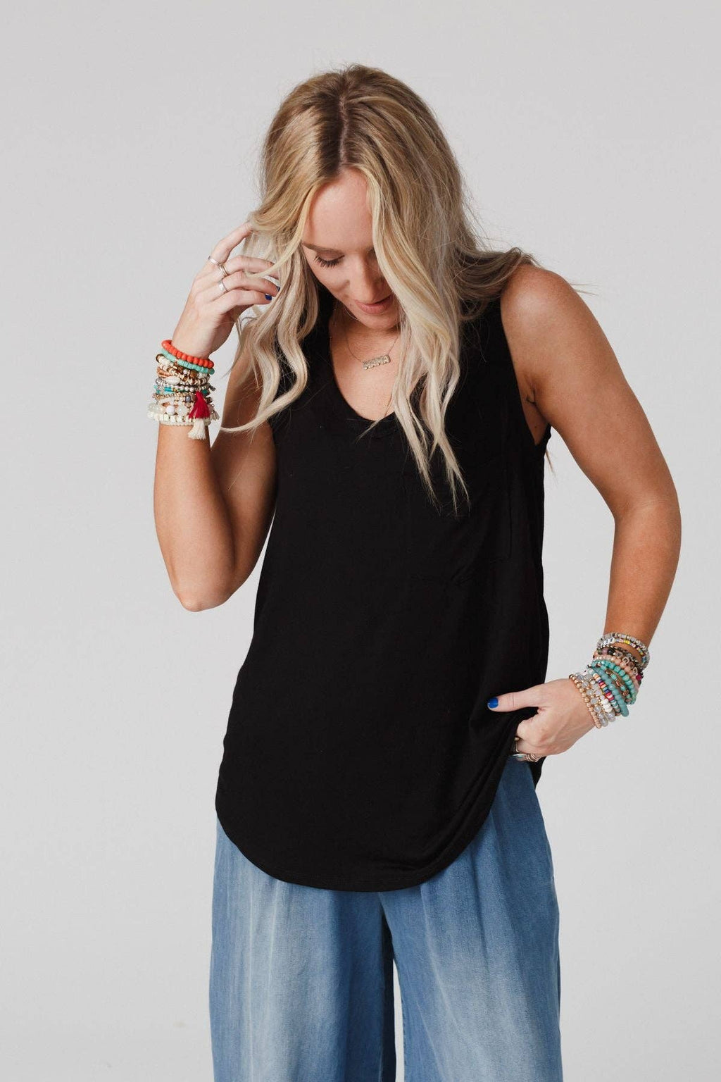 Shelli Scoop Neck Tank Top