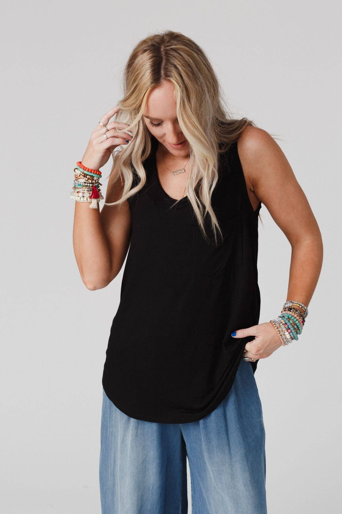 Shelli Scoop Neck Tank Top