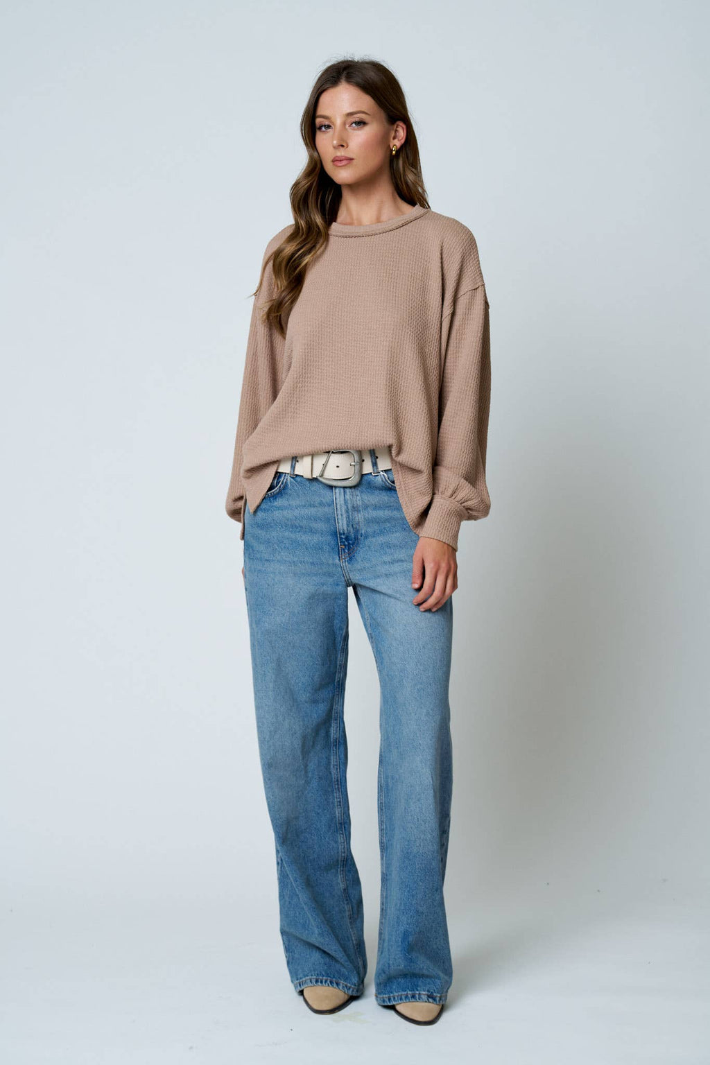 TEXTURED KNIT TOP