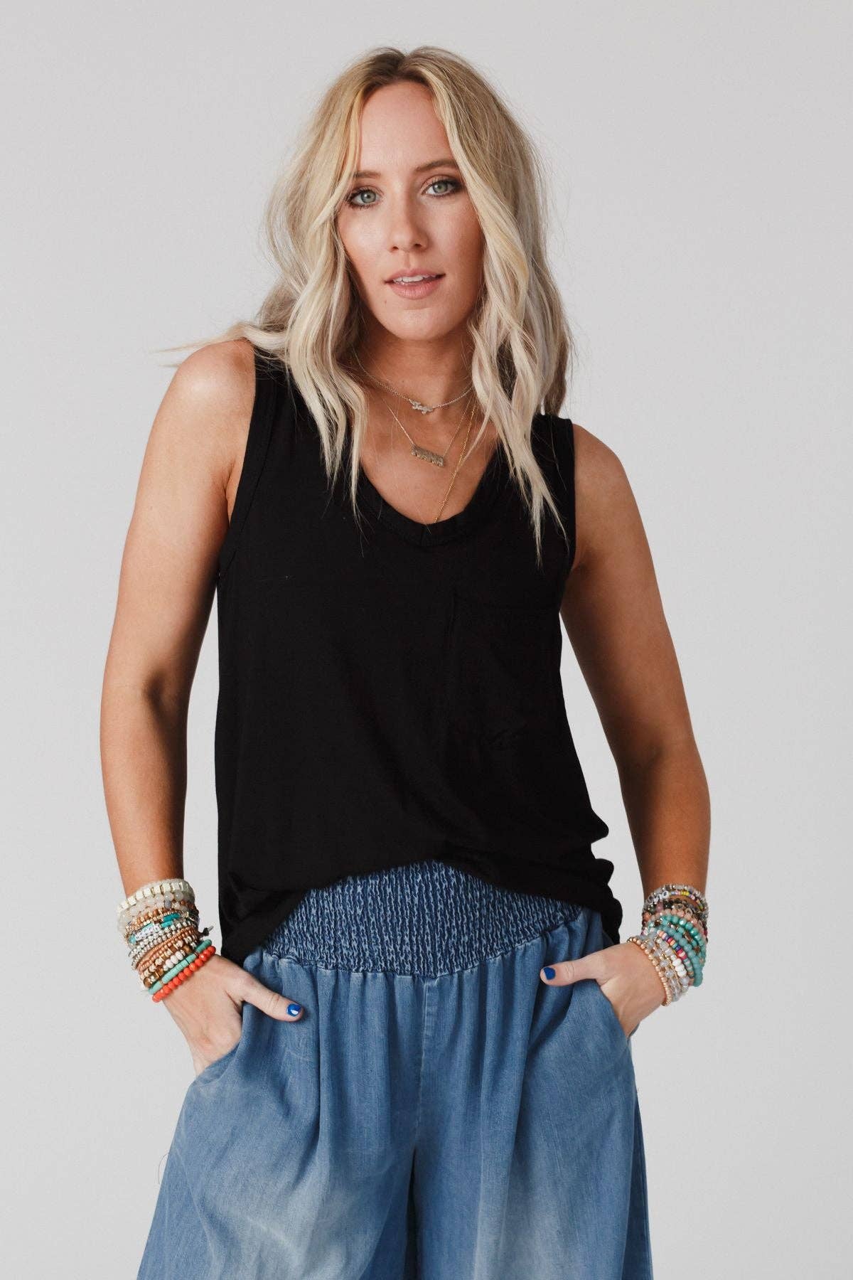 Shelli Scoop Neck Tank Top