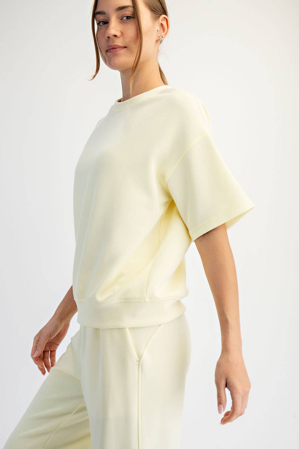 MODAL SCUBA BASIC SHORT SLEEVE TOP