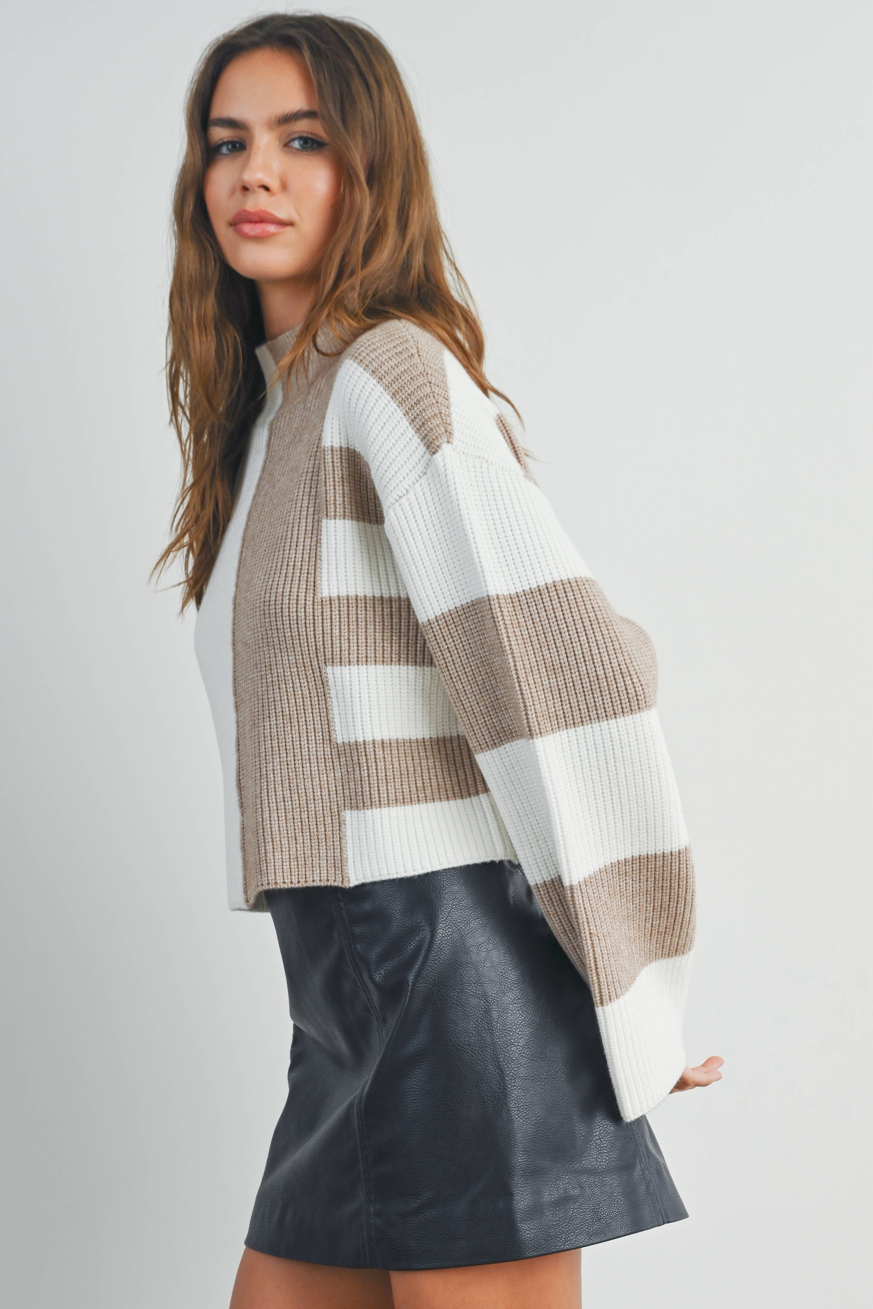 Color Block Sweater