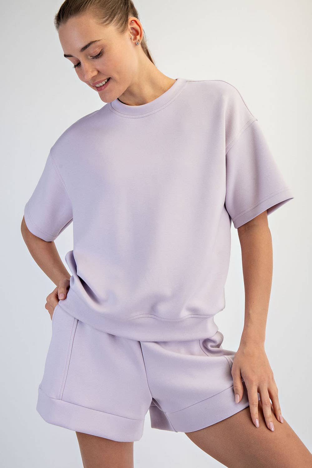 MODAL SCUBA BASIC SHORT SLEEVE TOP