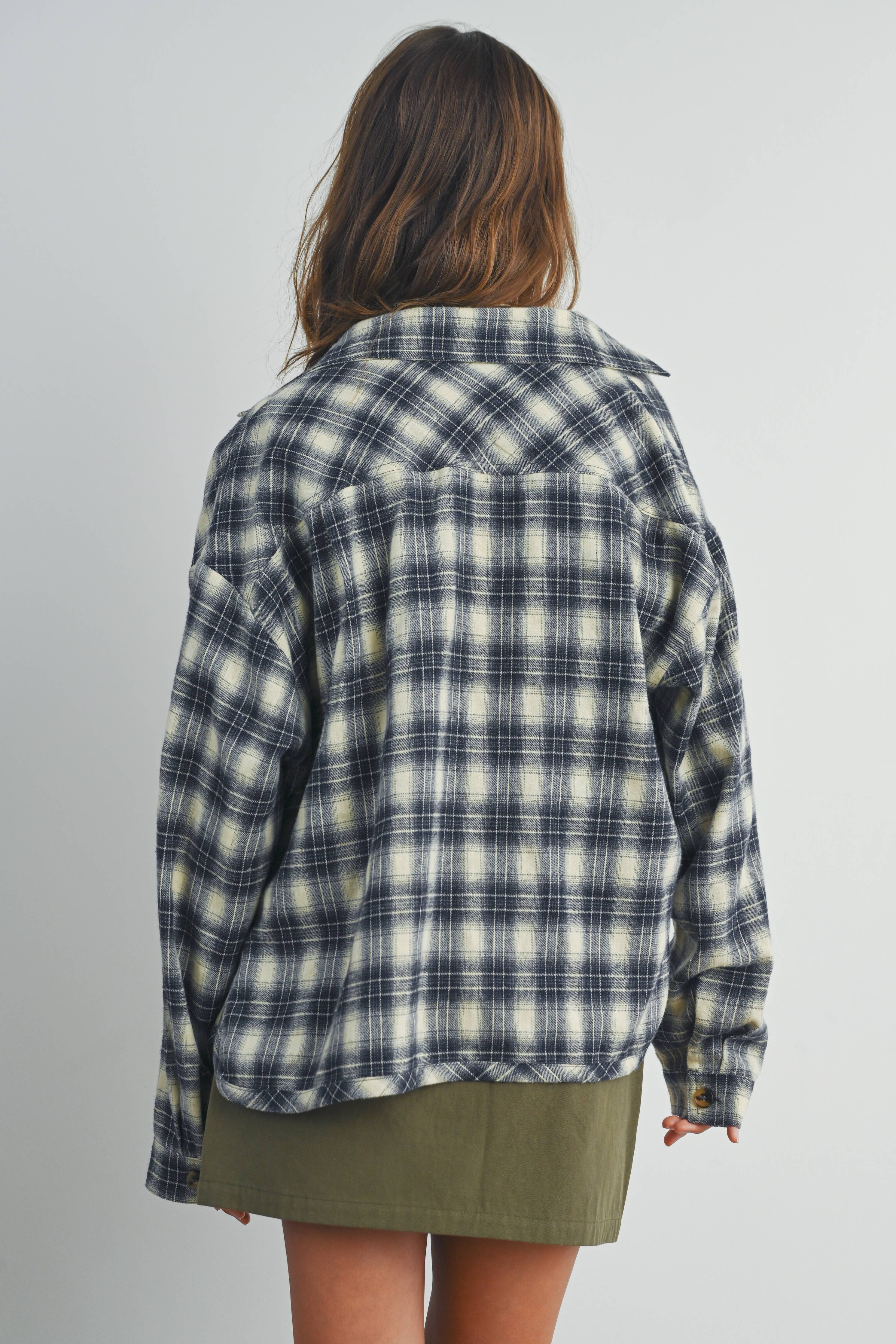 Plaid Long-Sleeve Flannel