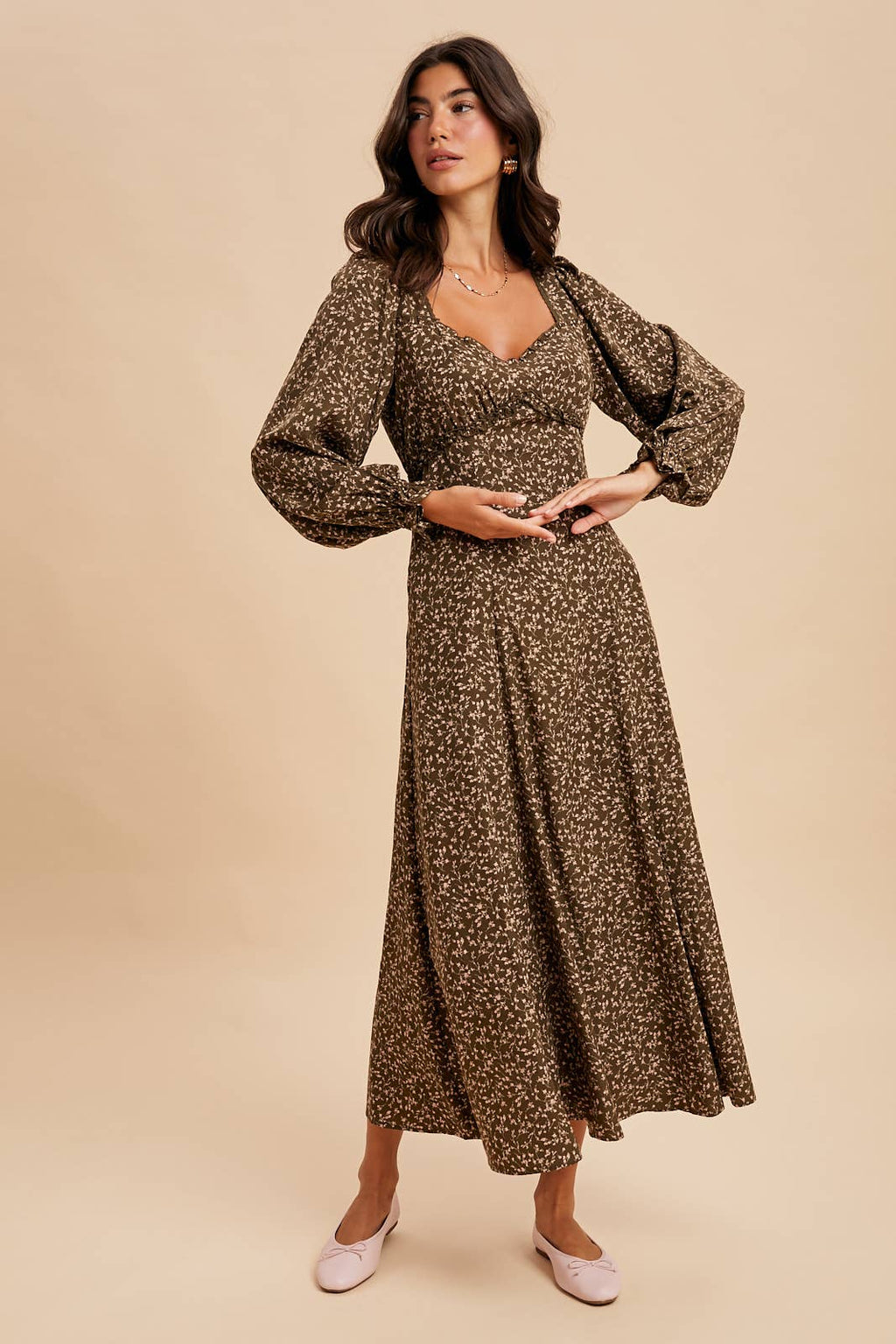 SWEETHEART FLORAL MAXI DRESS