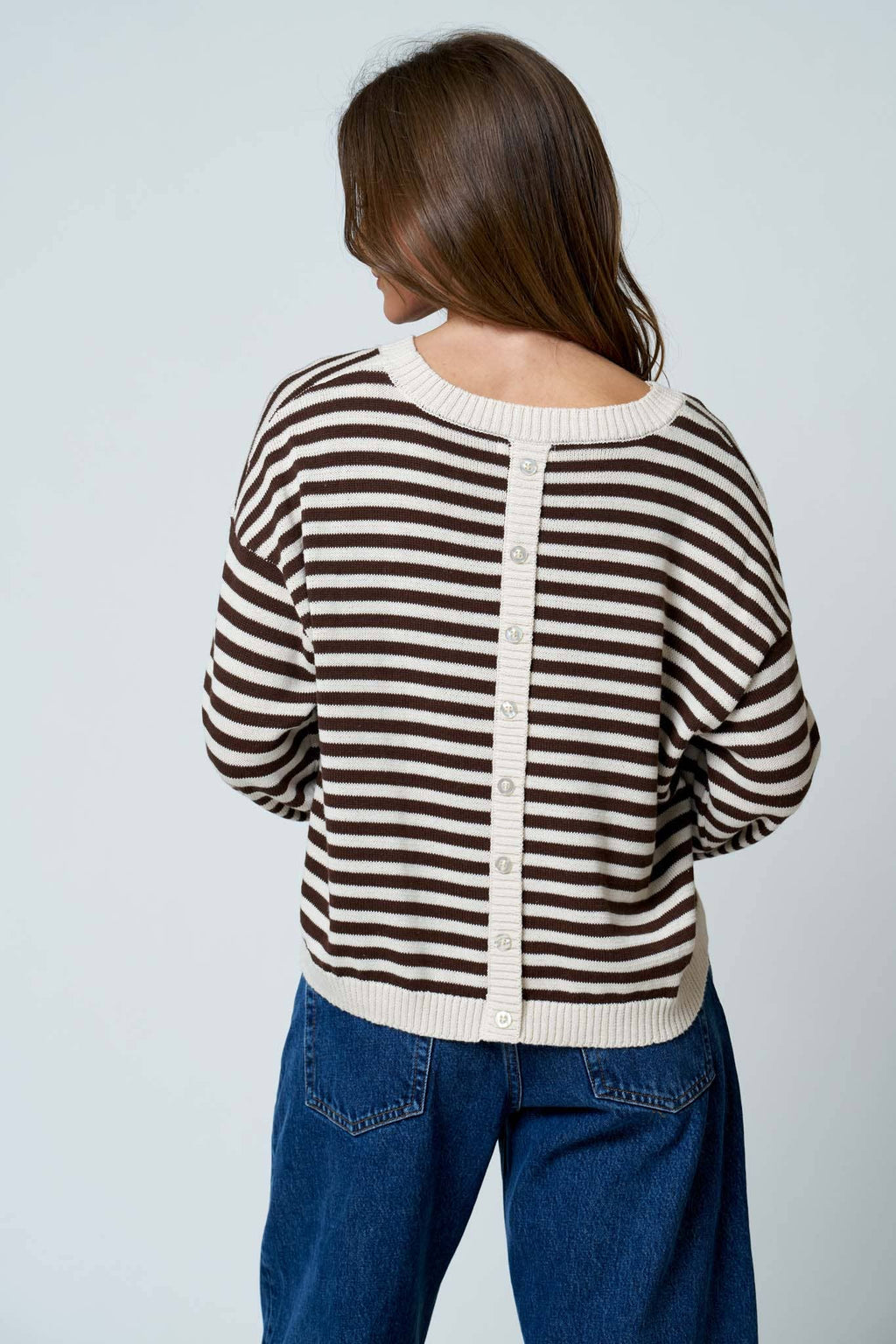 STRIPE RELAXED SWEATER