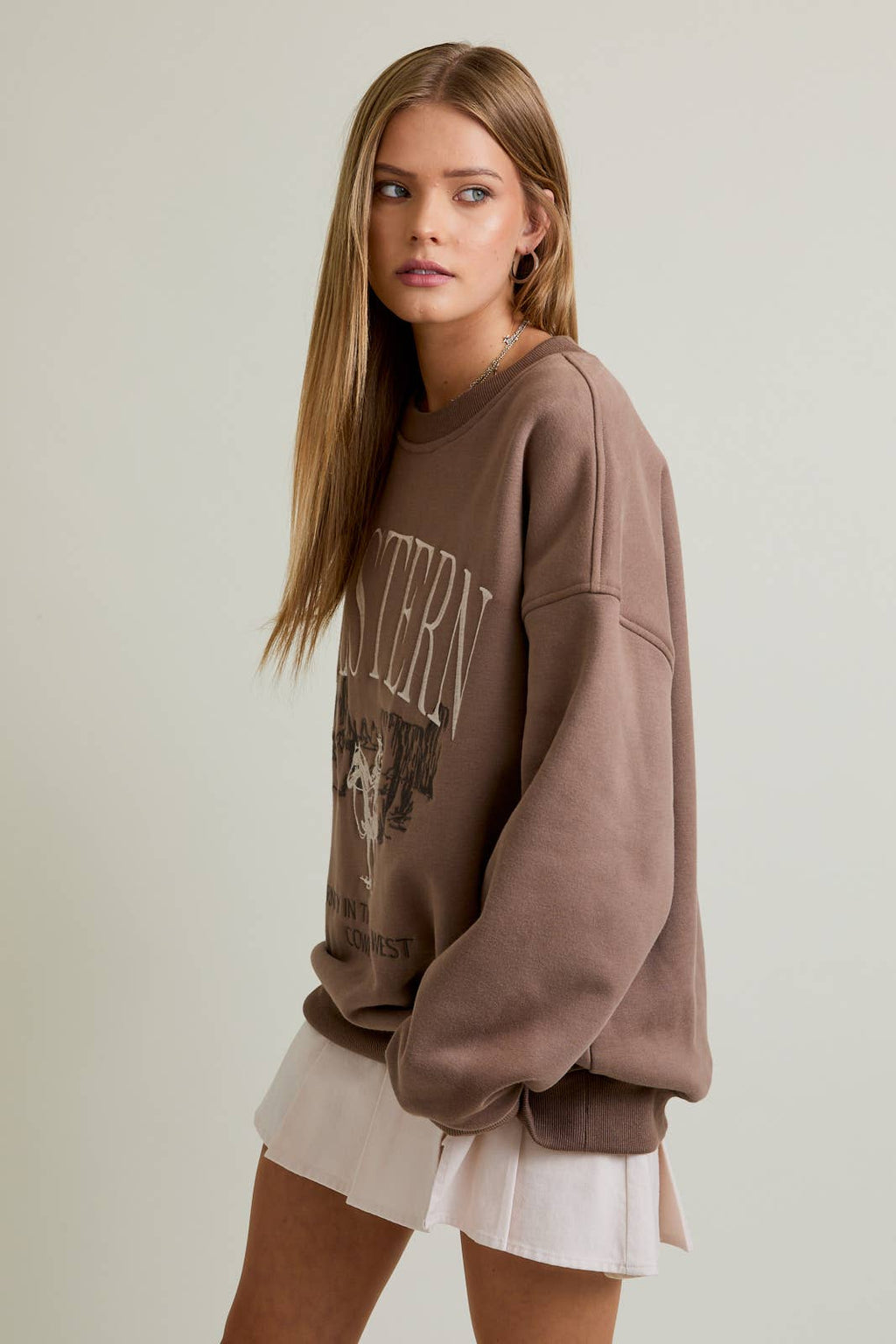 "Western" Oversized Sweatshirt
