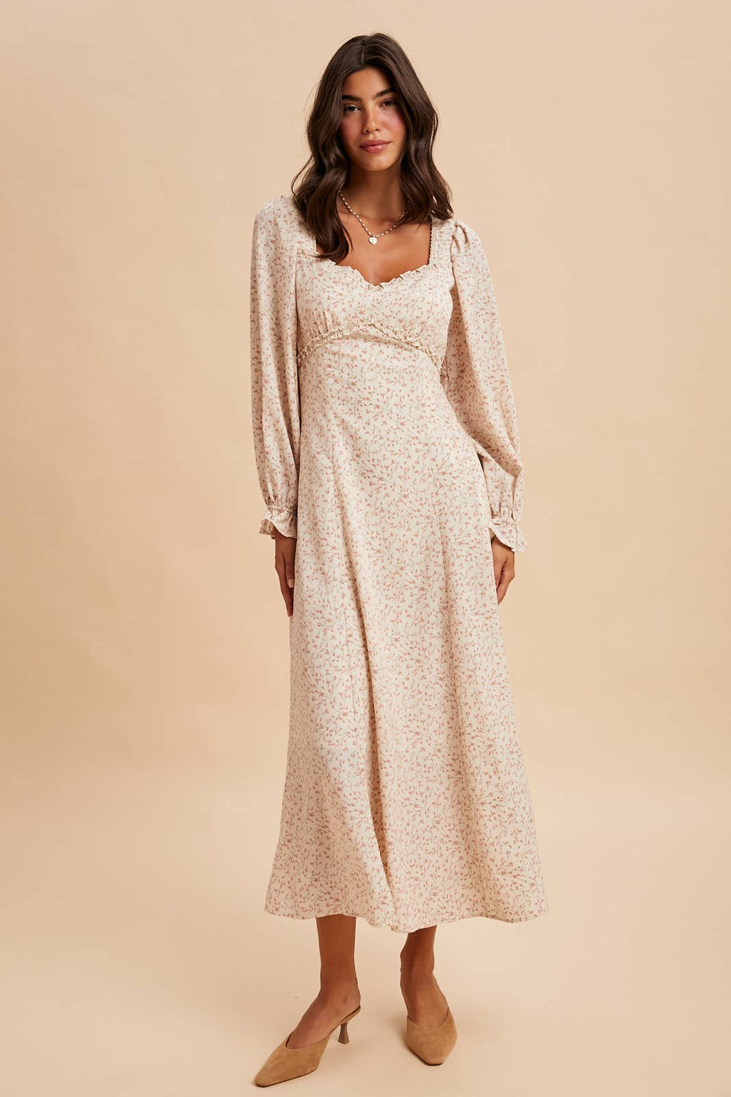 SWEETHEART FLORAL MAXI DRESS