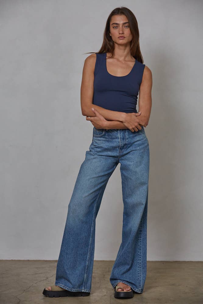 Double Layered Seamless Tank Top