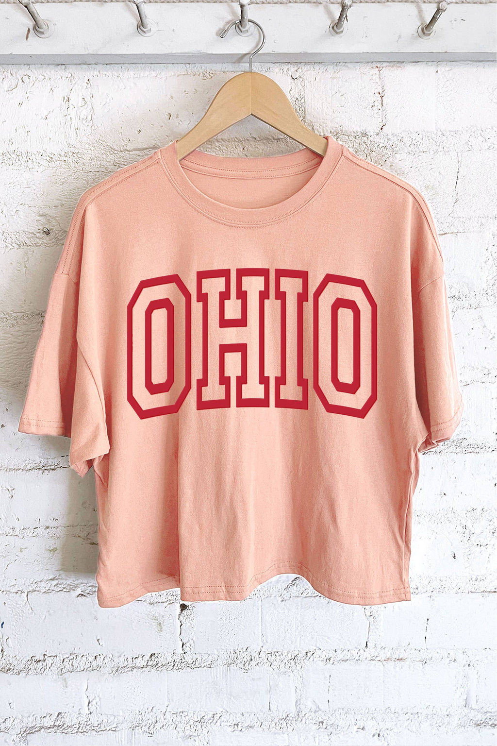 OHIO PUFF GRAPHIC LONG CROP TOP