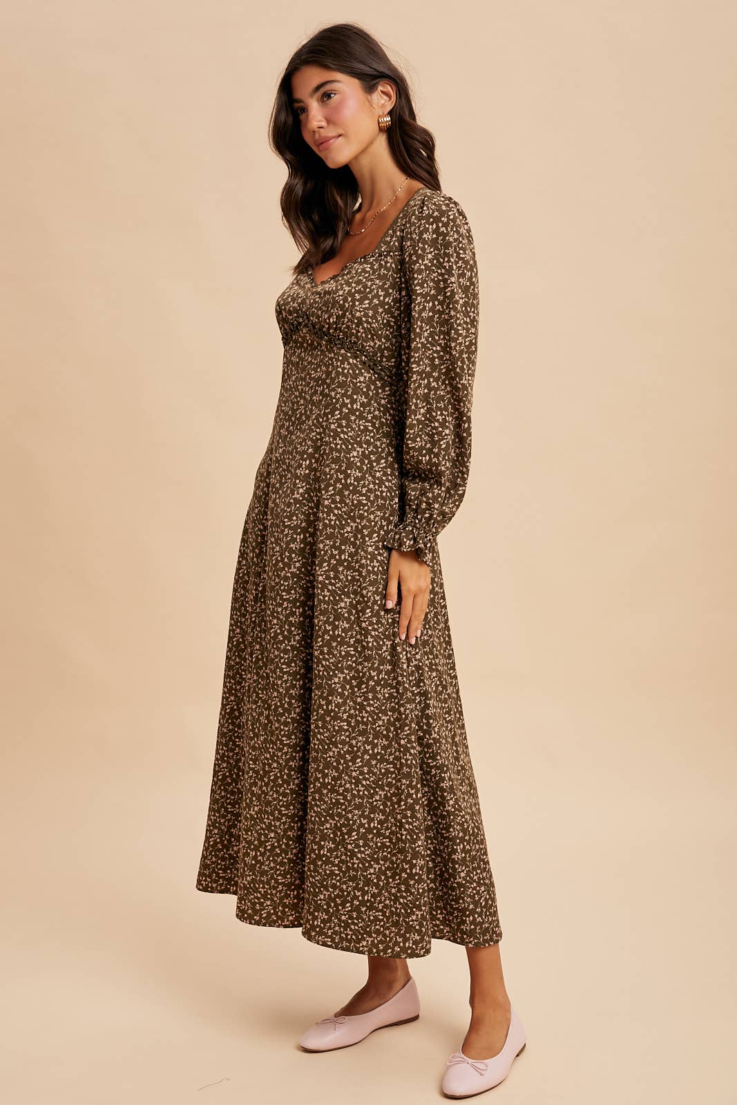 SWEETHEART FLORAL MAXI DRESS