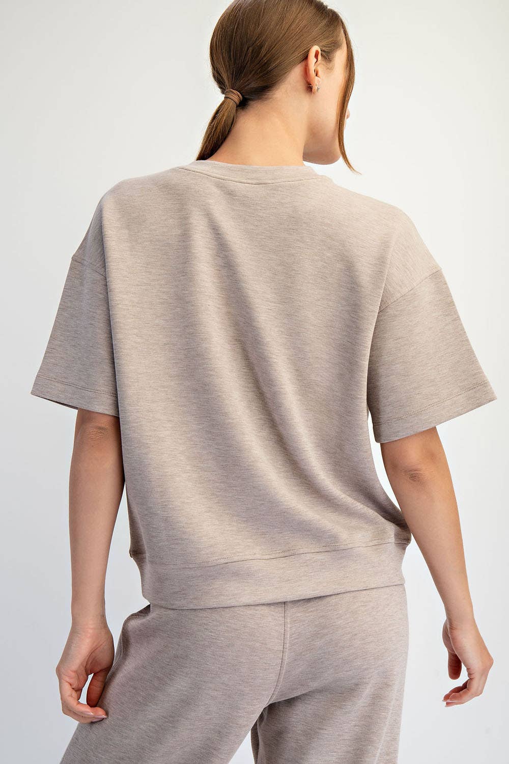 MODAL SCUBA BASIC SHORT SLEEVE TOP