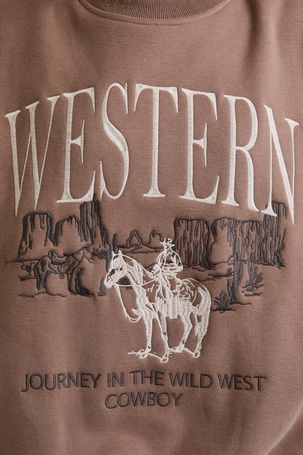 "Western" Oversized Sweatshirt