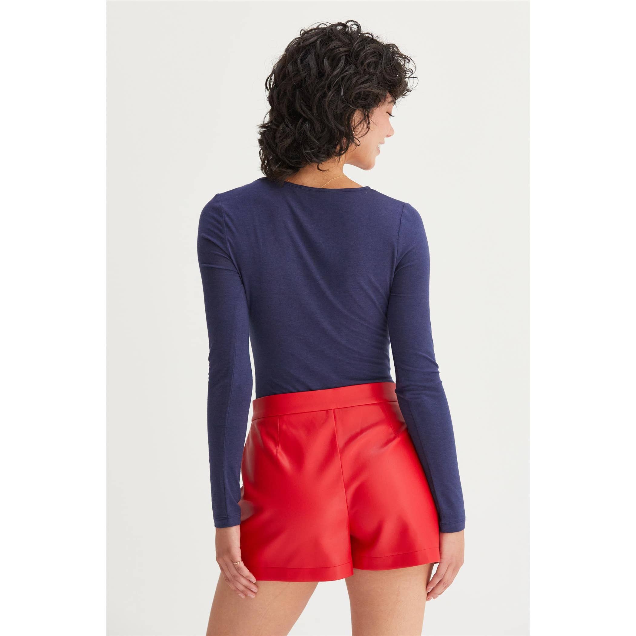 Square Neck Long Sleeve Bodysuit