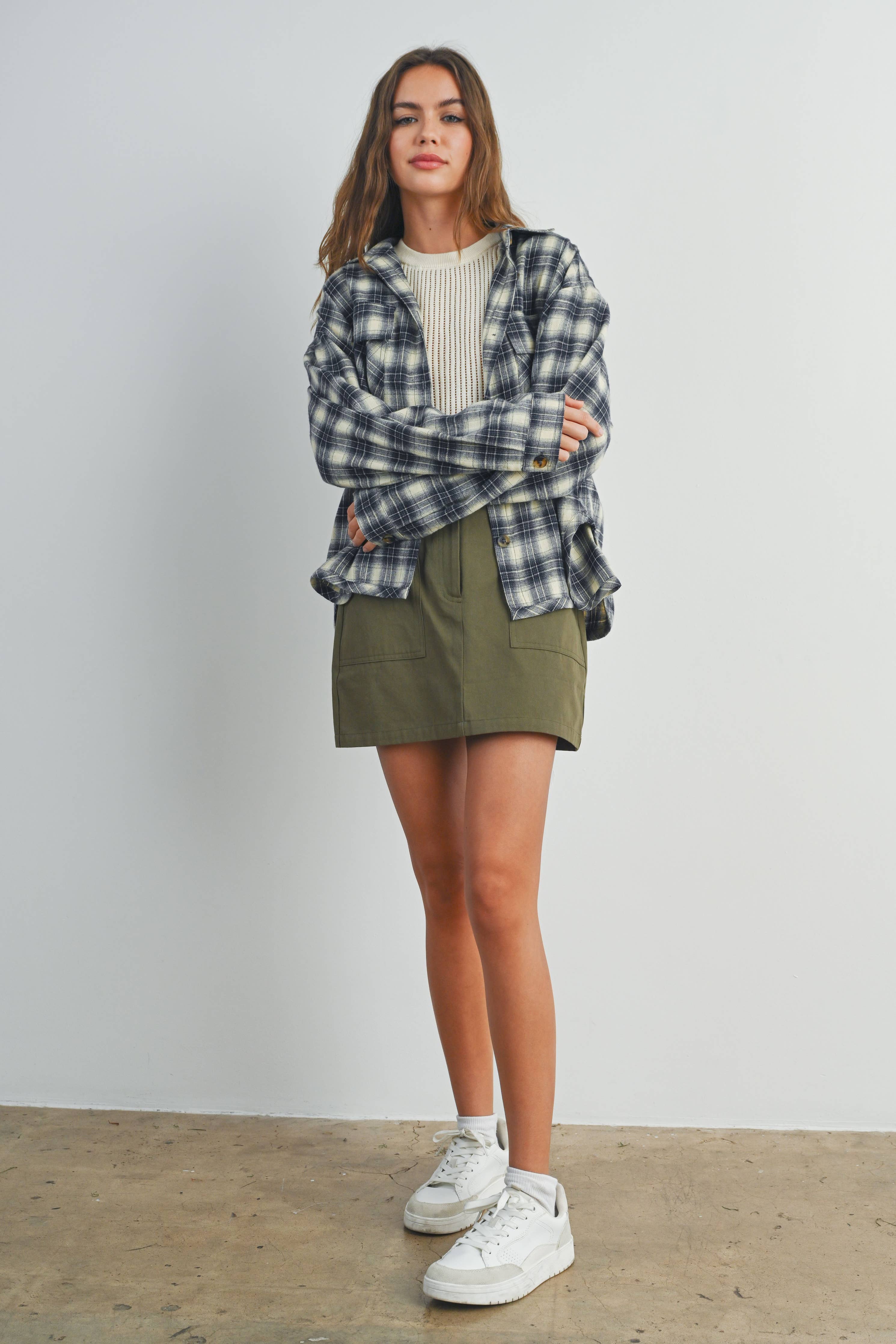 Plaid Long-Sleeve Flannel