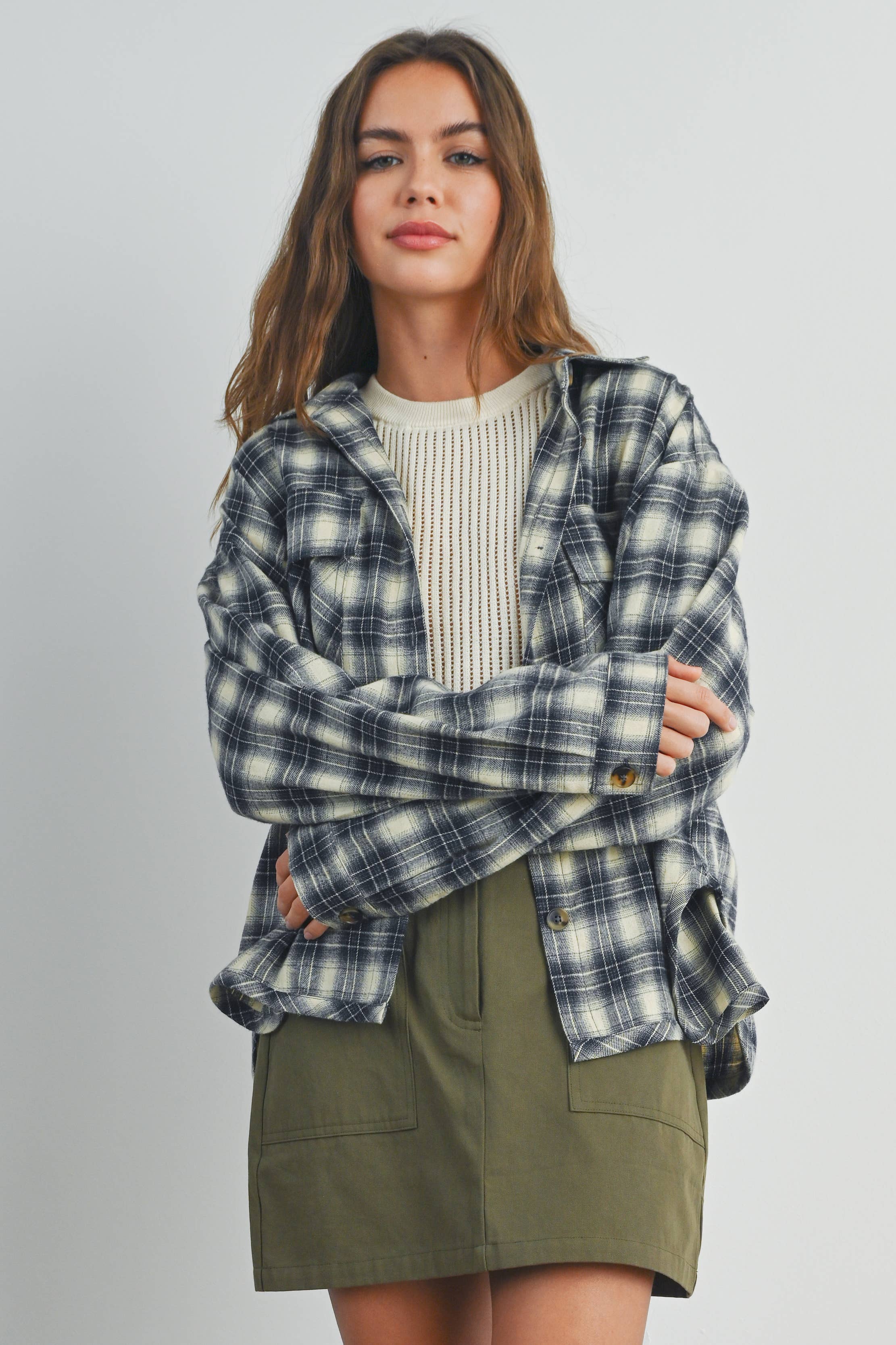 Plaid Long-Sleeve Flannel