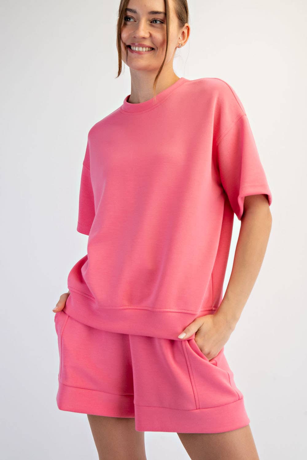 MODAL SCUBA BASIC SHORT SLEEVE TOP