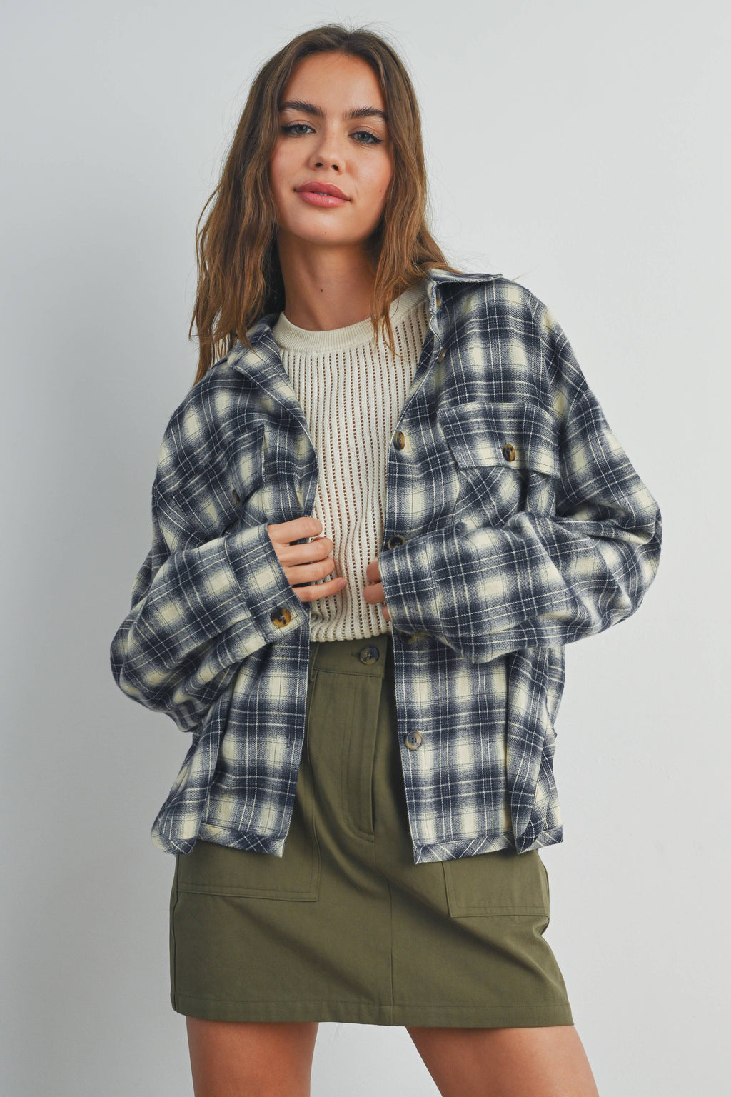 Plaid Long-Sleeve Flannel