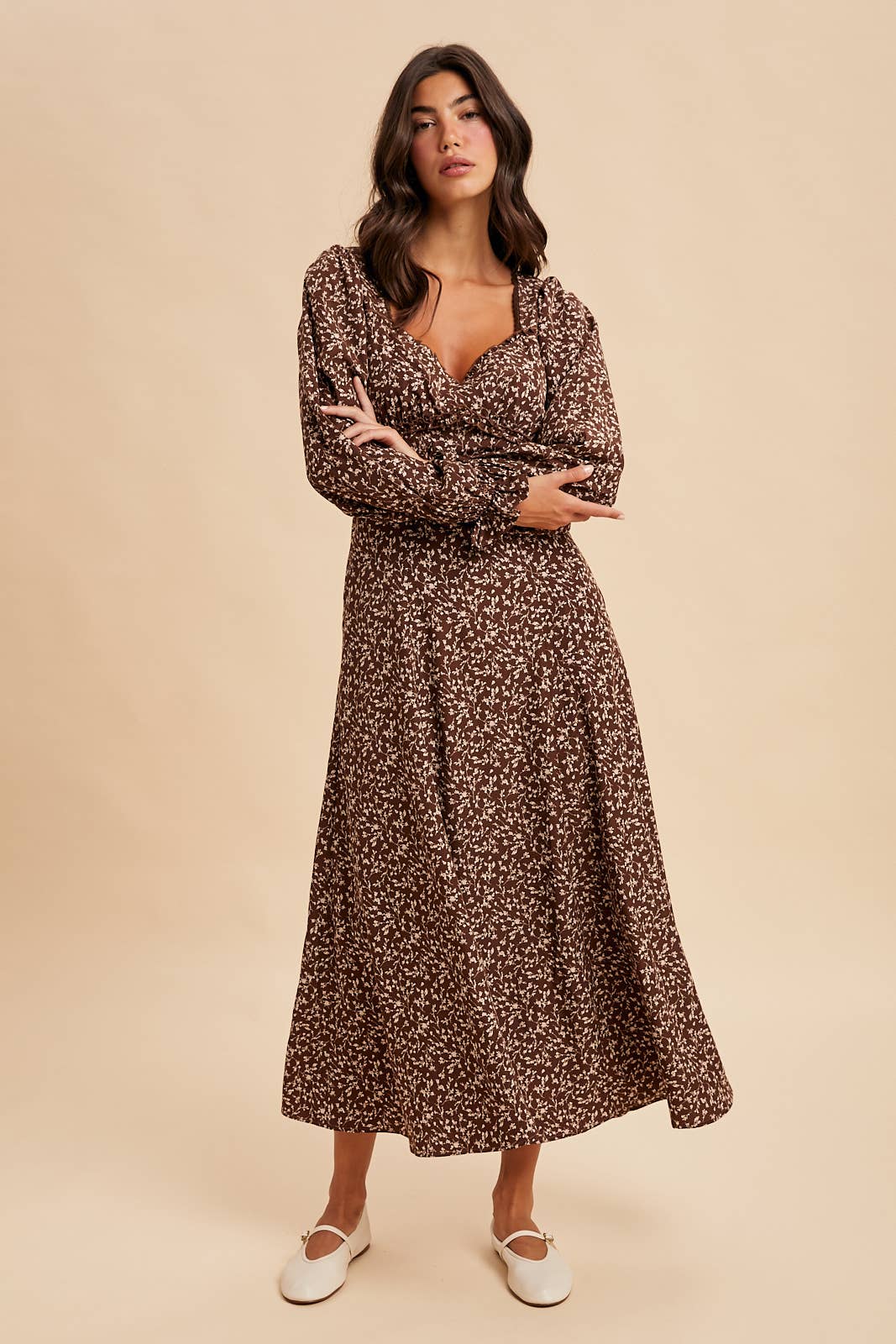 SWEETHEART FLORAL MAXI DRESS