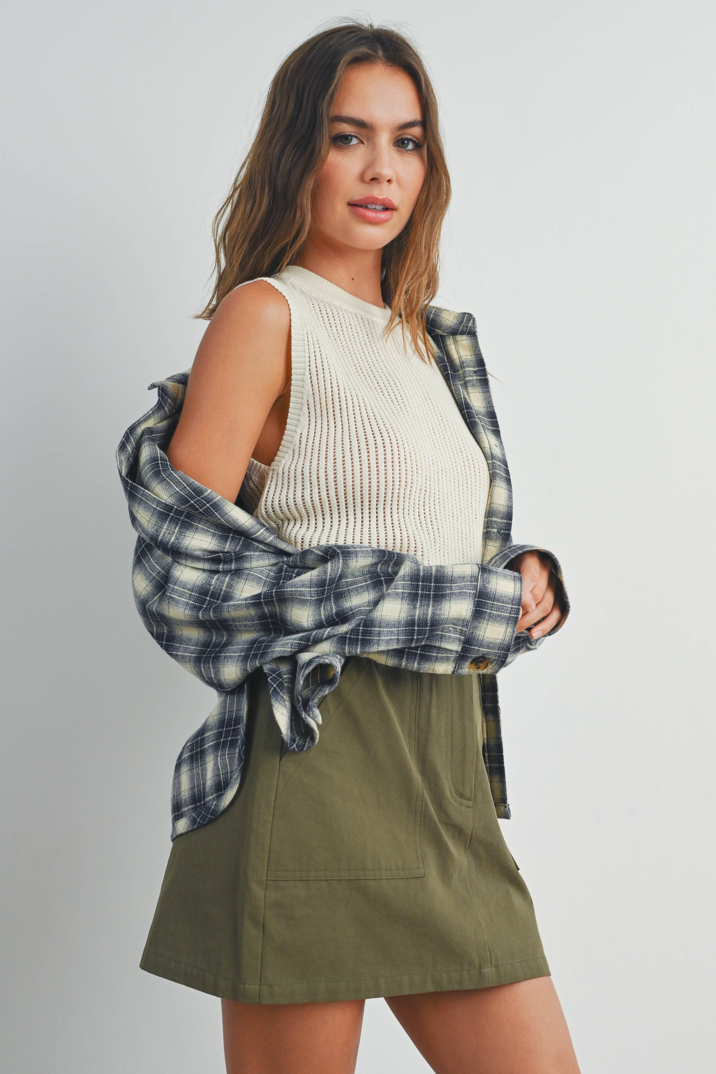 Plaid Long-Sleeve Flannel