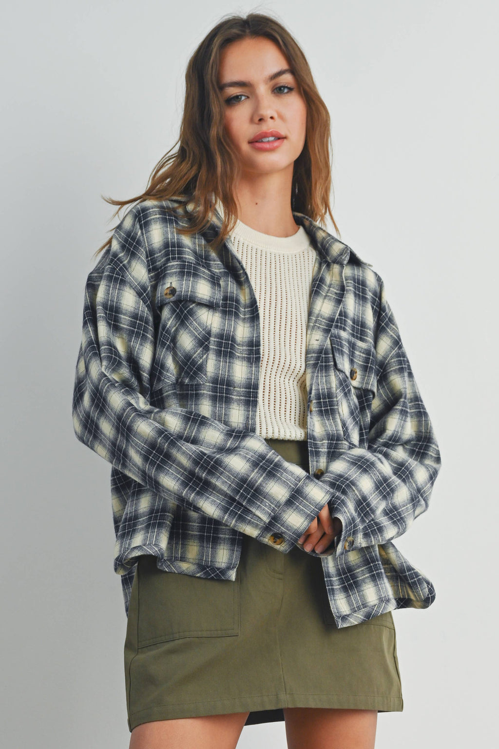 Plaid Long-Sleeve Flannel