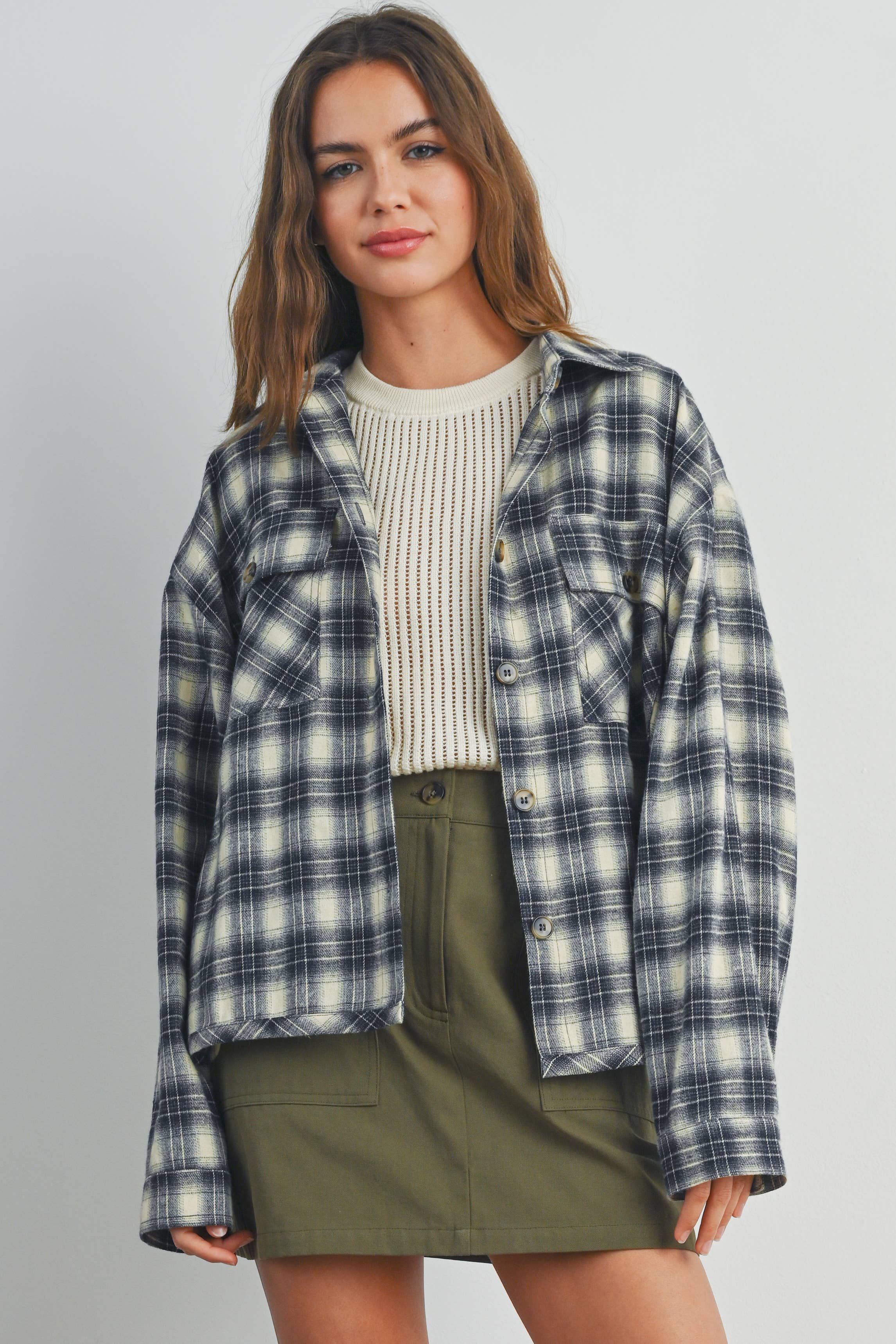 Plaid Long-Sleeve Flannel