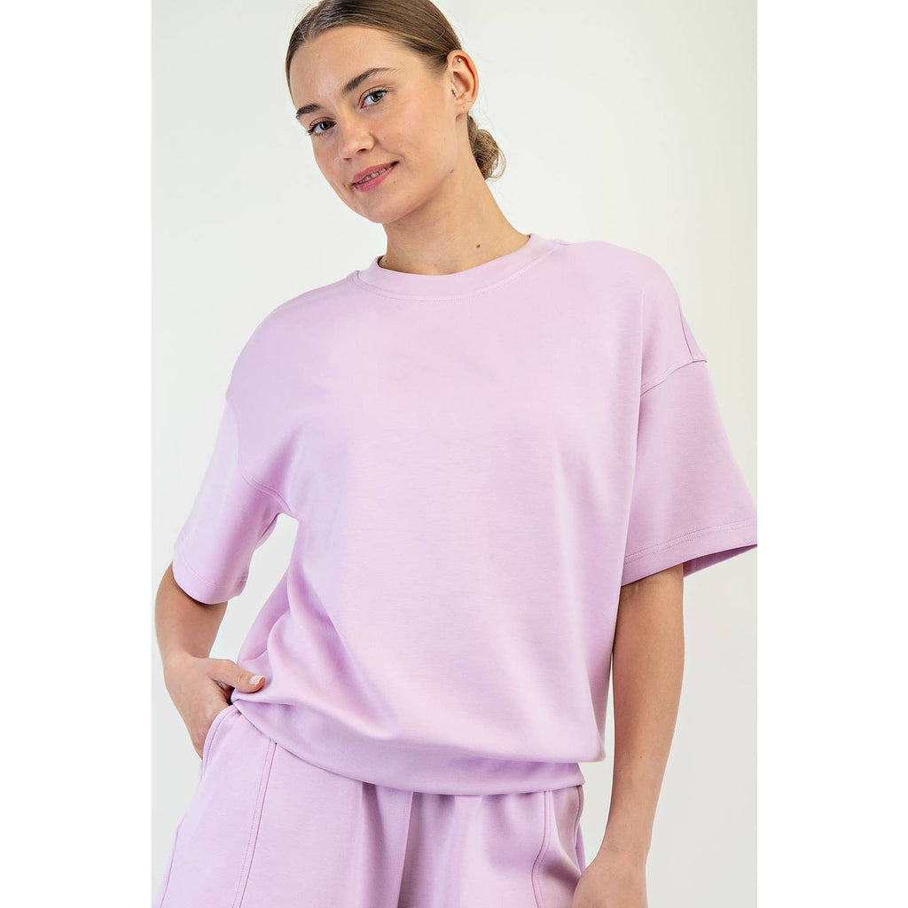 MODAL SCUBA BASIC SHORT SLEEVE TOP