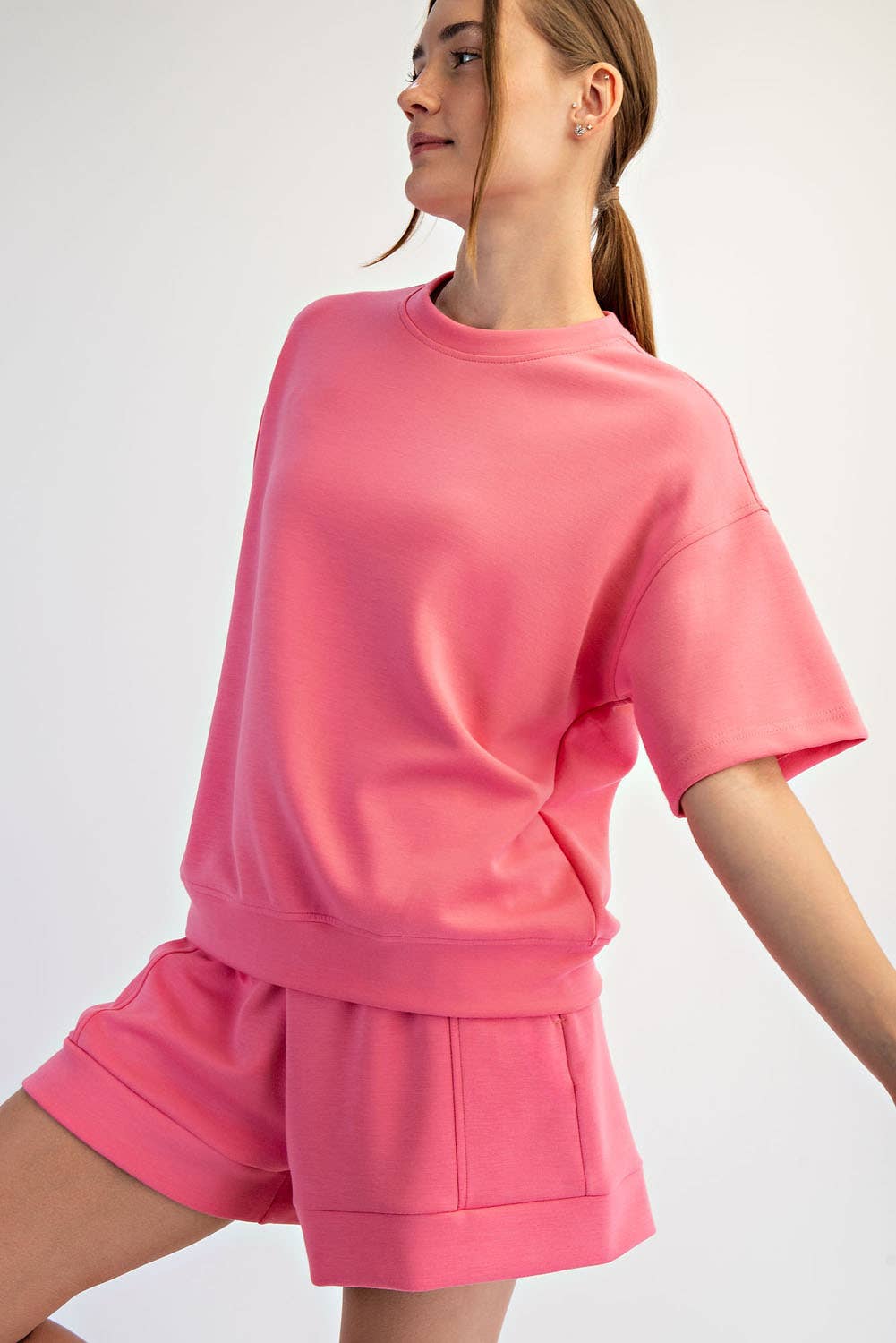 MODAL SCUBA BASIC SHORT SLEEVE TOP