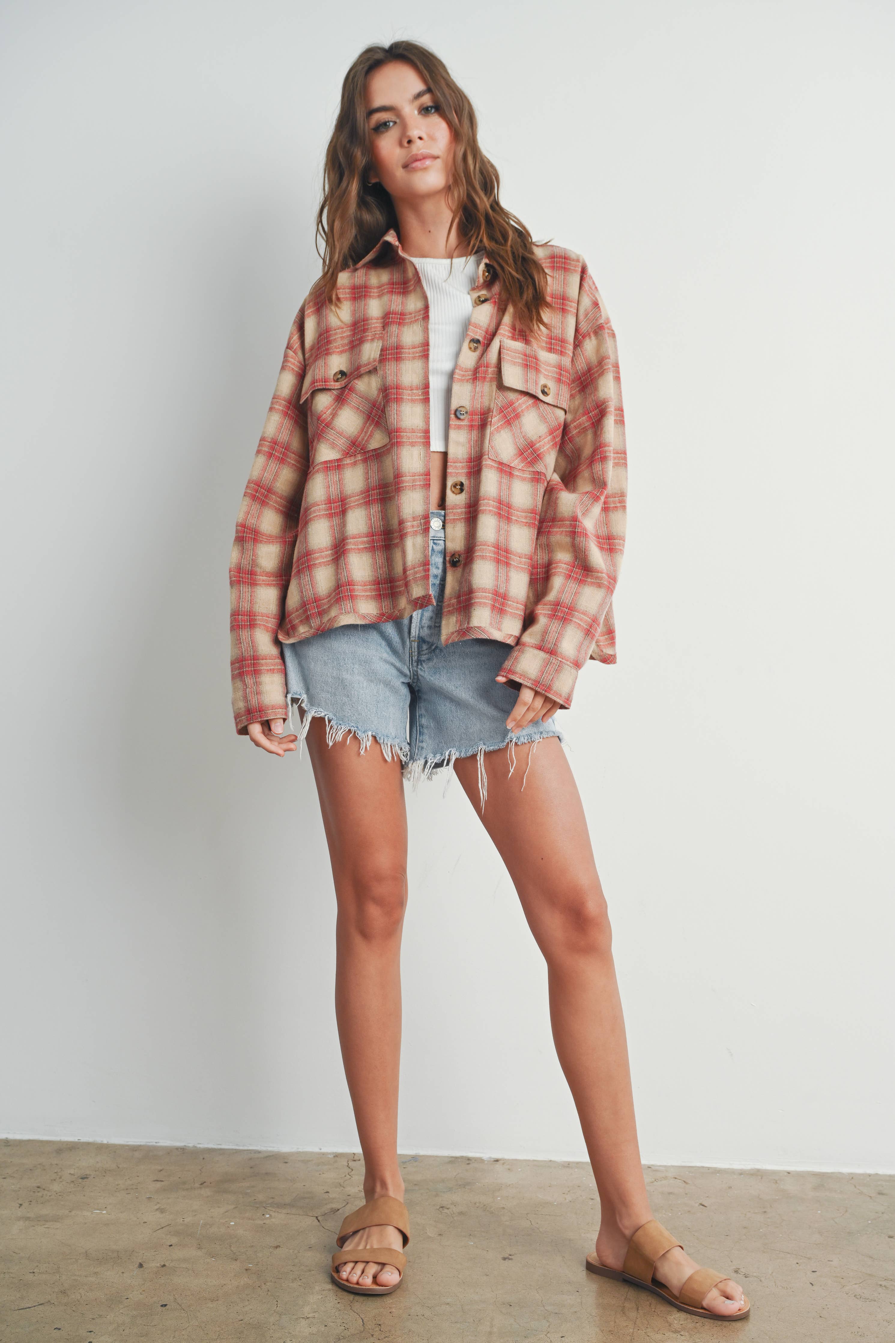 Plaid Long-Sleeve Flannel