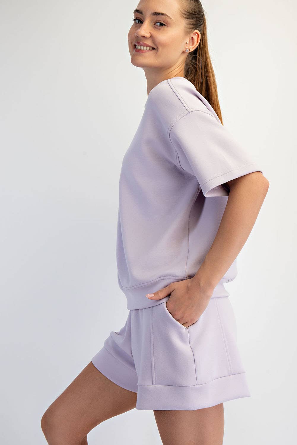 MODAL SCUBA BASIC SHORT SLEEVE TOP