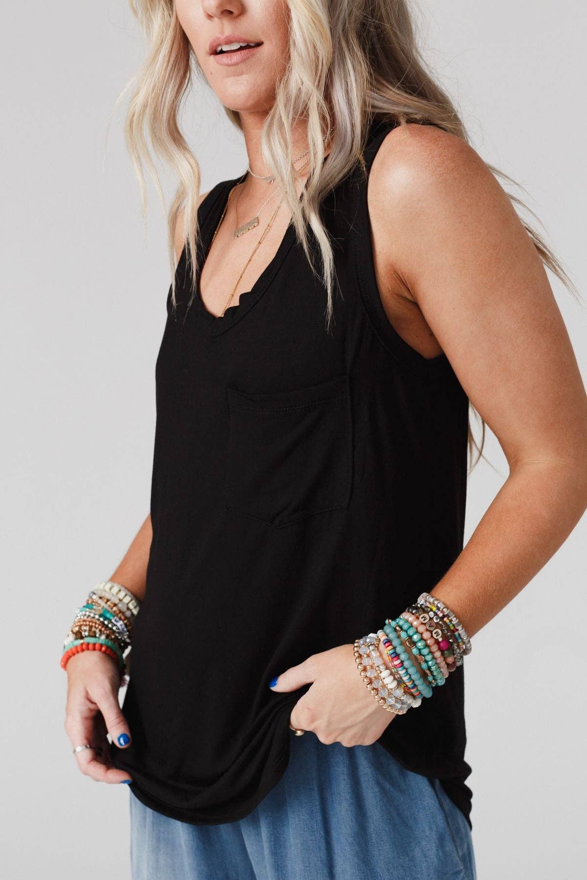 Shelli Scoop Neck Tank Top