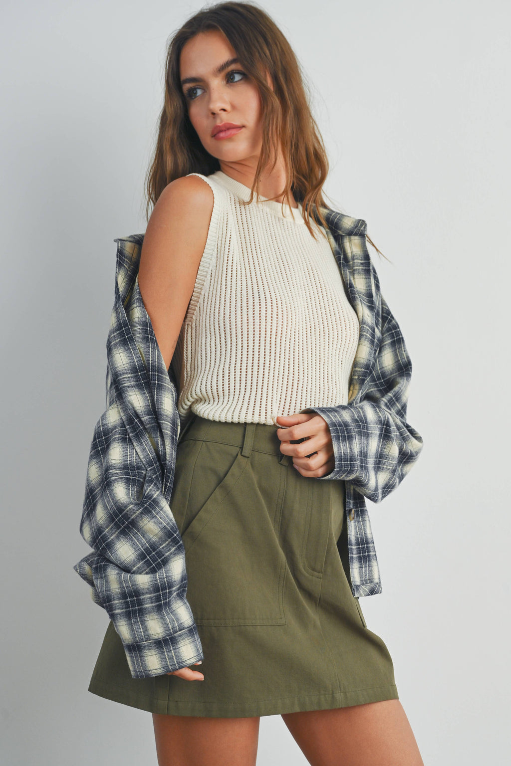 Plaid Long-Sleeve Flannel