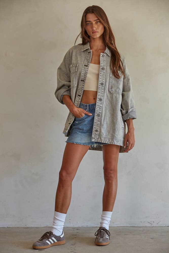 Washed Denim Jacket