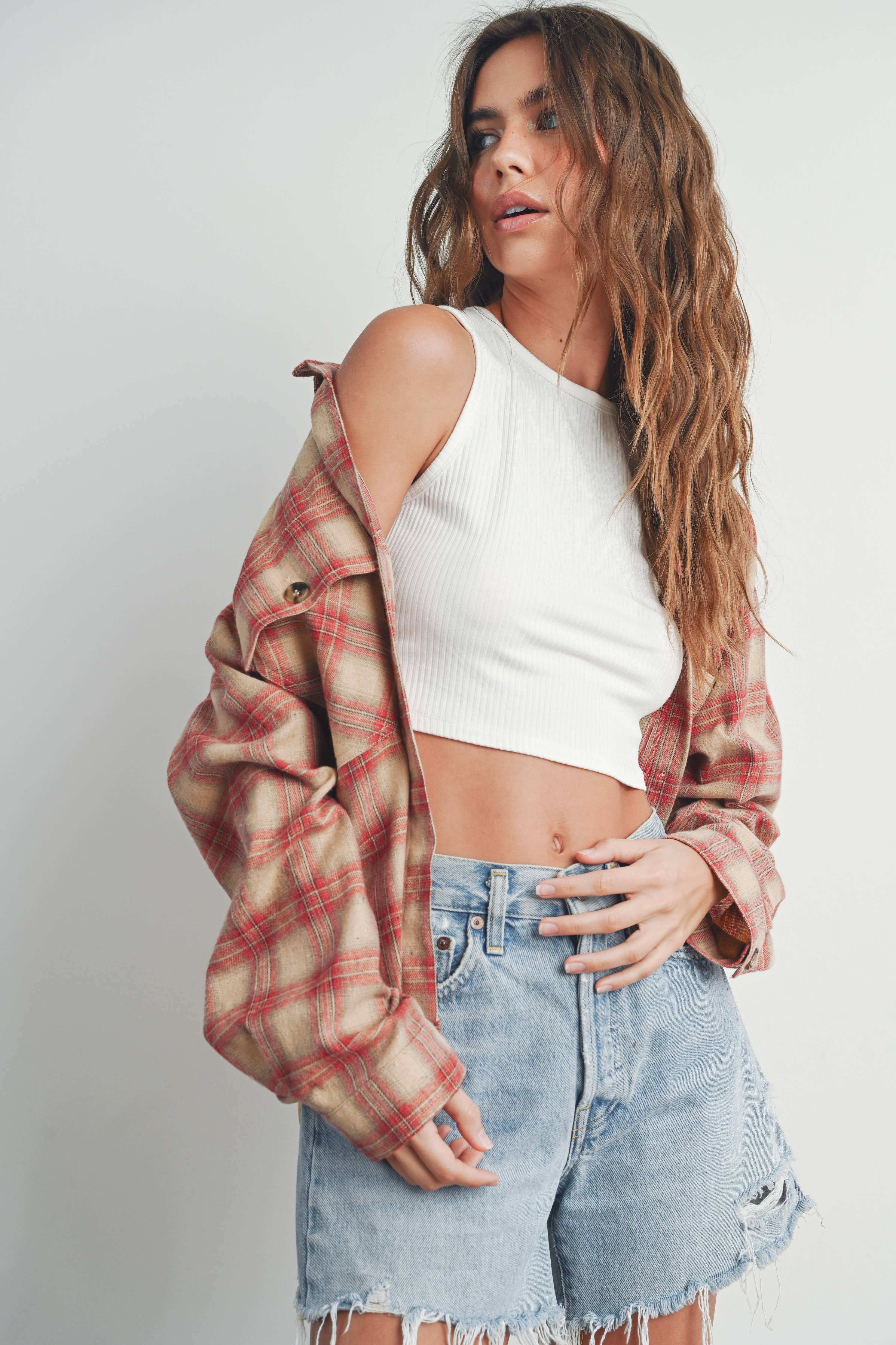 Plaid Long-Sleeve Flannel