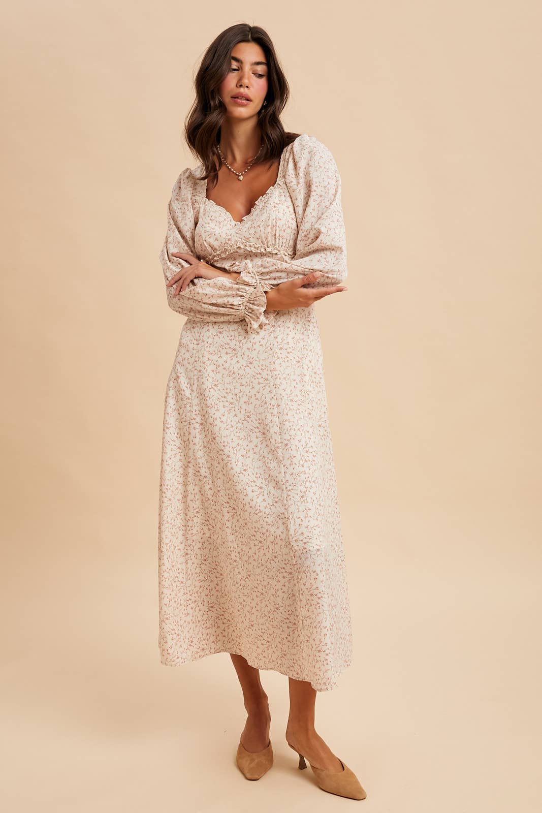 SWEETHEART FLORAL MAXI DRESS